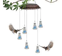 Alimentatore Per Colibrì | Carillon A Decorativo Da Esterno - Alimentatore per Uccelli Selvatici - Per Uso In Patio, Giardino, Cortile, Prato, Finestra, Balcone, Terrazza E Per Attirare La Fauna Selva