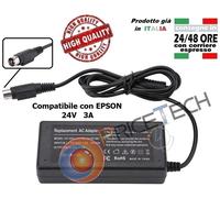 ALIMENTATORE PER EPSON PS-180 24V 3A 3 PIN per STAMPANTI TM-T TM-L TM-U TM-H