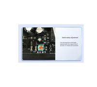 Alimentatore per Interruttore di Controllo Accessi 12V-14V 5A, 2 Porte con Doppio Relè, Fonte di Alimentazione AC110-230V, Adatto per Videocitofono