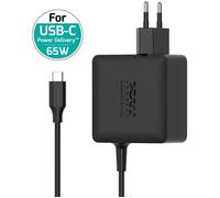 Alimentatore per laptop - PORT DESIGNS - GaN2 - 65W - 1,5 m - USB-C - Nero