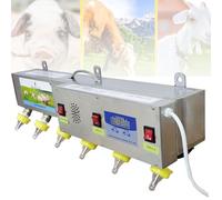 Alimentatore per maialini e agnelli con simulazione del suono, alimentatore automatico per capezzoli in acciaio inossidabile, macchina per l'allattamento a temperatura costante