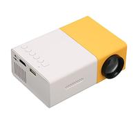 Alimentatore per Mini Proiettore Cinematografico 100-240 V 5 V 2 A Altoparlanti Integrati 32 G Supporto per Proiettore Portatile Scheda di Memoria HD 1080P per TV (Spina UE)