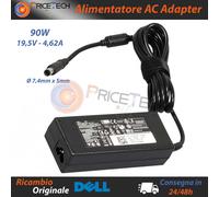 Alimentatore per Notebook Originale DELL 90W 19,5V 4,62A (7,4mm x 5mm) Y4M8K
