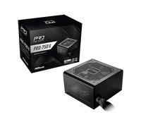 ALIMENTATORE PER PC ASROCK PRO-750G, Potenza 750W, Certificazione 80 PLUS Gold, Non modulare