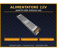 Alimentatore per strisce led compatto 12V 250W 20.8 Ampere trasformatore IP20