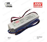 ALIMENTATORE PER STRISCE LED SWITCHING MW 35W 12V DC 2.91A IP67 LPV-35-12