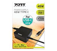 Alimentatore PORT Connect per PC, Mac, tablet e smartphone, tipo USB-C, 45 W