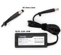 Alimentatore PowerQ 65W 18,5V per HP Compaq nx9400 nx9420 nx9440 (7,4mm x 5mm)