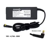 Alimentatore PowerQ 90W 19V 4,74A (5,5x1,7mm) per Packard Bell EasyNote TM85