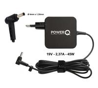 Alimentatore PowerQ per ASUS 45W 19V 2,37A (4mm x 1,35mm) con Spina integrata