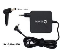Alimentatore PowerQ per ASUS 65W 19V 3,42A (4mm x 1,35mm) con Spina integrata