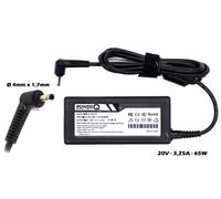 Alimentatore PowerQ per LENOVO 65W 20V 3,25A (4mm x 1,7mm)