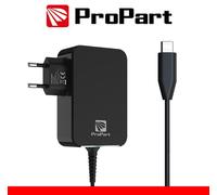 PROPART - Alimentatore Gan Type C 65w Nero - SPEDIZIONE GRATUITA