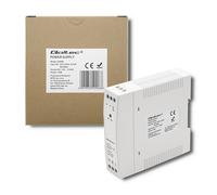 Alimentatore Qoltec per guida DIN | 10 W | 12 V | 0,83 A | Bianco | Sottile