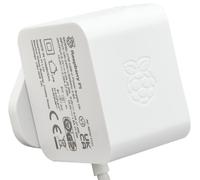 Alimentatore Raspberry Pi 5 27W, 5.1V, 5A, Bianco Regno Unito - SC1149