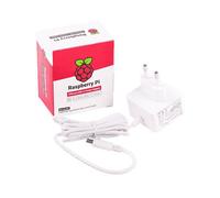 RPI PS 15W WT EU - Alimentatore Raspberry Pi 4 USB-C - spina EU