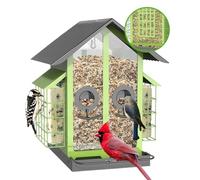 Alimentatore resistente dell'uccello del metallo per la grande capacità d'attaccatura all'aperto della stazione di alimentazione per il giardino ed il cortile
