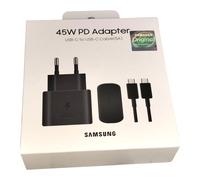 Alimentatore Samsung Originale 45W EP-TA845 + Cavo USB-C 5A Super Fast Charging