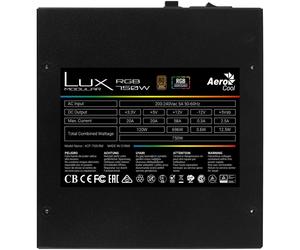 Alimentatore semi-modulare Aerocool Lux Rgb 750W 80+ Bronze - Nouvo