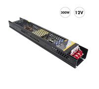 Alimentatore slim 300W da 230V a 12V trasformatore 25A telecamere strisce LED