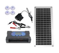 Alimentatore solare per auto da 20 W con uscita 10 A e ad alta temperatura per batterie agli acidi da 12 V, dispositivo a batteria per auto anti perdite