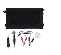 Alimentatore solare pieghevole con tessuto Oxford, doppia porta di uscita USB, potenza massima 30 W, grado di impermeabilità IP65, per ricarica elettronica esterna