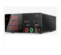 Alimentatore stabilizzato CC 30V 30A Sorgente da banco regolabile 30V 20A Commutazione variabile 60V 10A(30V30A Black,220V)