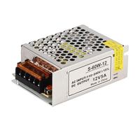 Alimentatore Stabilizzato LED, Trasformatore AC 100V-240V a DC 12V 5A 60W, Convertitore di Tensione Universale, Certificato CE FCC RoHS, 85x60x34mm