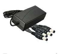 ALIMENTATORE STABILIZZATO TRASFORMATORE 12v 10A 4 USCITE TELECAMERE DVR STRISCE
