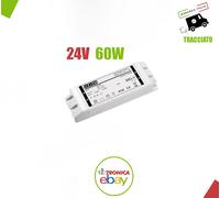 ALIMENTATORE SUPER SLIM CON MORSETTI A VITE 60W / 24V
