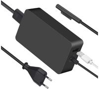 Alimentatore Surface 65W 15V 4A Caricatore per Microsoft Surface Pro 12 11 10 9 8 7 6 5 4 3 Surface 7 6 5 4 3 2 1 Surface Book 3 2 1 Surface Go 4/3/2/1 con Porta USB 15V 4A Ladekabel