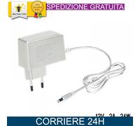 Alimentatore Switching tensione cost 12Vdc 2A (24W) Bianco