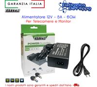 Alimentatore Switching 12Vcc 5A Per LCD TV e Monitor