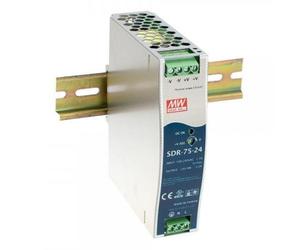 Alimentatore switching AC/DC per guida DIN 75W SDR-75-24