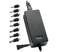 Alimentatore switching con tensione regolabile da 5 a 24 Vdc 36W, 8 spinotti inclusi - Victory