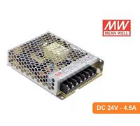 Alimentatore Trasformatore Mean Well LRS-100-24 volt Led 75w 230v Power Supply [EEK: A+++]