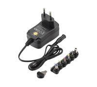 Alimentatore Switching Multitensione 3 12V 1000mA 12W protezioni e connettori