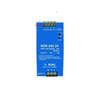 Alimentatore Switching NDR-75W 120W 240W 480W Trasformatore Di Potenza A Uscita Singola AC/DC Industriale Su Guida DIN 12V 24V 48V(NDR-240-48 48V5A)