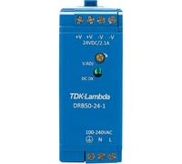 TDK -Lambda 1092075 DRB-50-24-1 - Alimentatore per guida DIN (DIN-Rail) 24 V/DC 2,1 A 50,4 W 1 x
