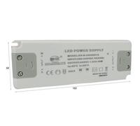 Alimentatore Trasformatore CV 40W 24V 1,67A Super Slim Solo 19mm Spessore