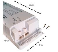 Alimentatore Trasformatore CV 75W 12V 6,3A Tensione Costante 184X61X32mm