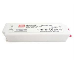 Alimentatore Trasformatore CV MeanWell Impermeabile IP67 24 V LPV-60-24 60 W