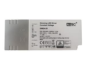 Alimentatore Trasformatore Dimmerabile Con Triac Dimmer 24V 25W, Dimmerabile Direttamente Su AC 220V Taglio Di Fase, Voltaggio Costante Per Striscia Led 24V