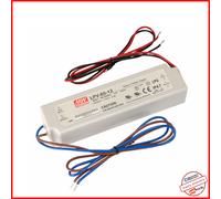 Alimentatore Trasformatore Lpv-60-12 12v 60w Mean Well Striscia Led ip67 Stagno [EEK: A+]