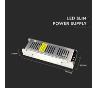 ALIMENTATORE TRASFORMATORE STABILIZZATO SWITCH TRIMMER 220V-12V 2 A AMPERE