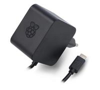 RPI PS 27W BK EU - Raspberry Pi - Alimentatore, 5,1 V, 5,0 A, USB Tipo-C, spina UE,