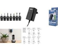 Alimentatore uni 3-12V/300mA APS300 incl. 7 diversi tipi di spina NEW