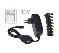 Alimentatore universale 12V 8 adattatori 1500 mA stabilizzato per varie marche