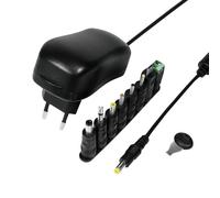 Alimentatore Universale 3-12 Volt 12 Watt Con 8 Connettori Intercambiabili