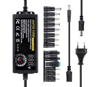 Alimentatore Universale 3 V-24 V, Adattatore Di Alimentazione Universale 72 W, Alimentatore Regolabile, 100V-240V Adattatore Universale Con 14 Punte E Convertitore Di Polarità Per Elettrodomestici